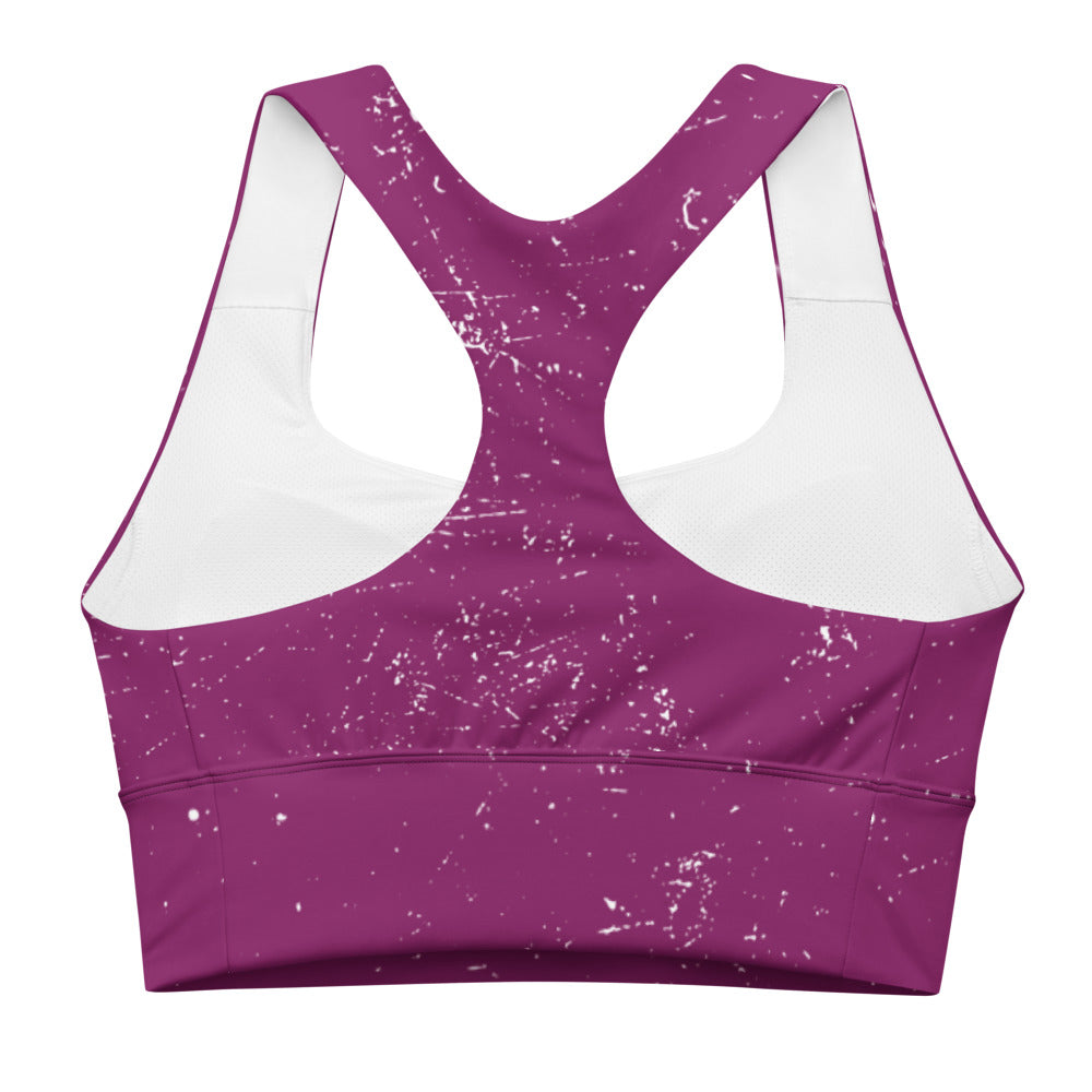 QG Grape Longline Sports Bra