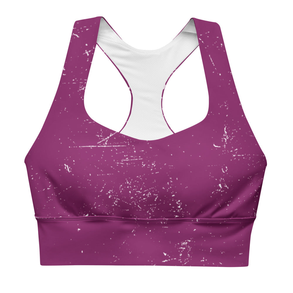 QG Grape Longline Sports Bra