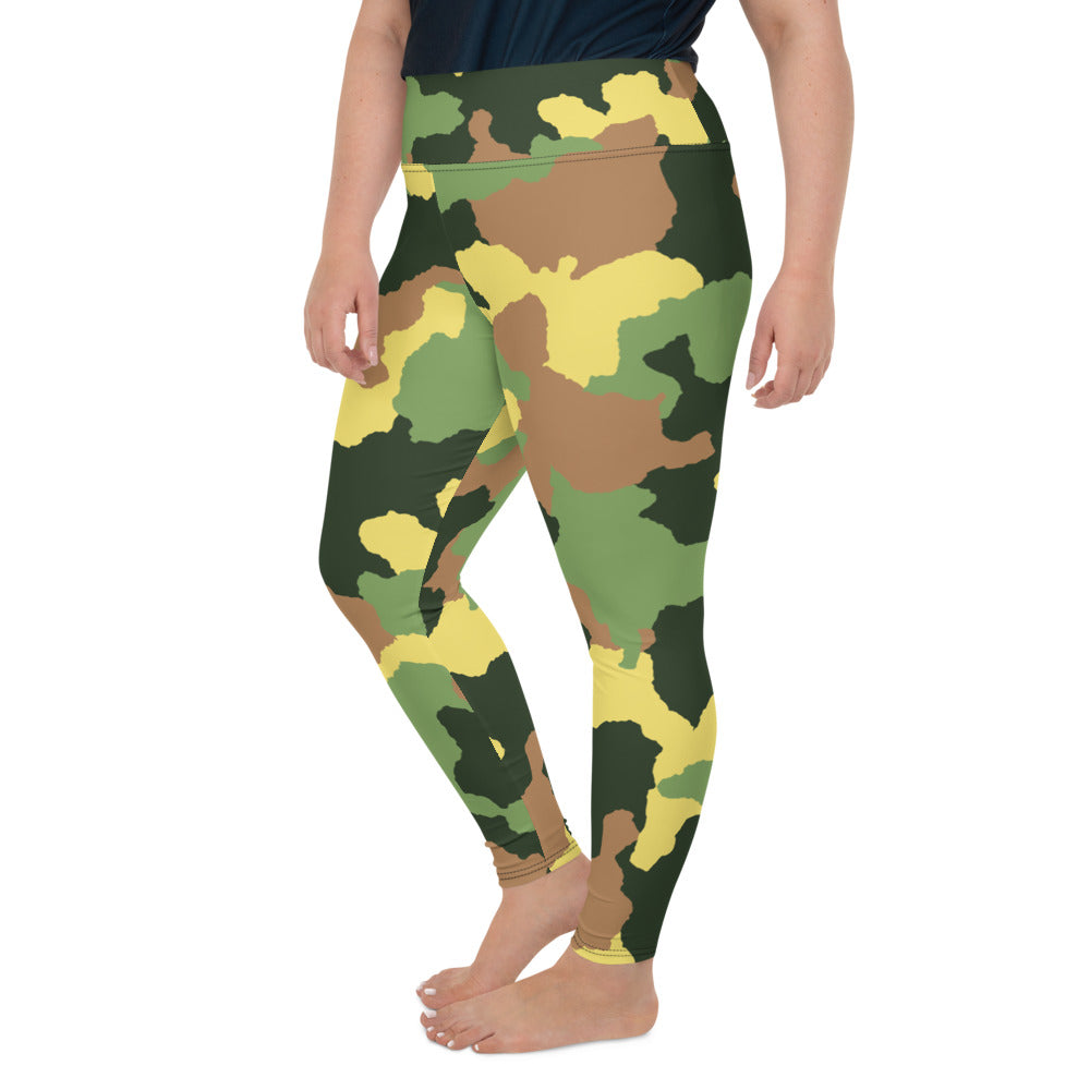 QG Camo Plus Size Leggings