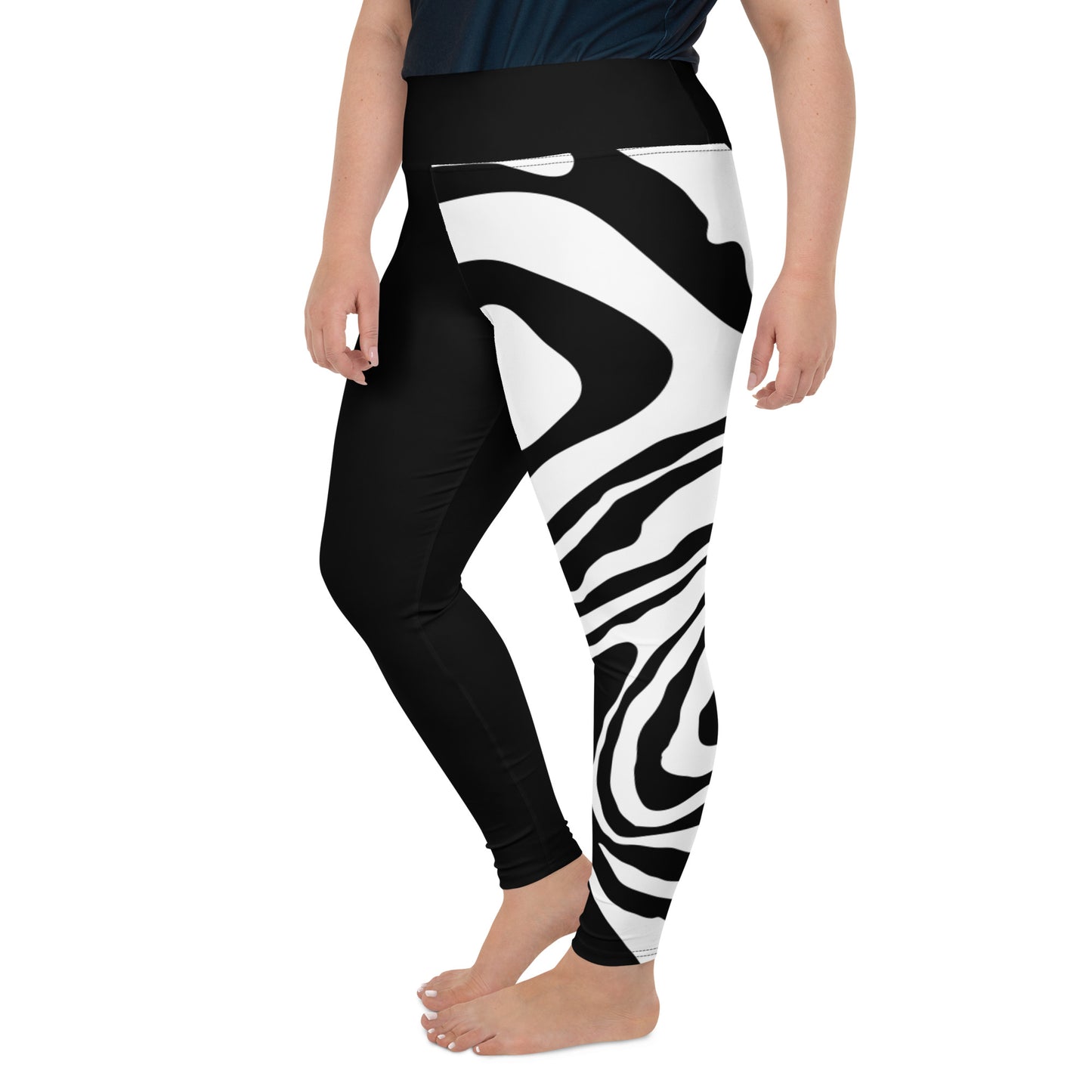 QG Swirls Plus Size Leggings