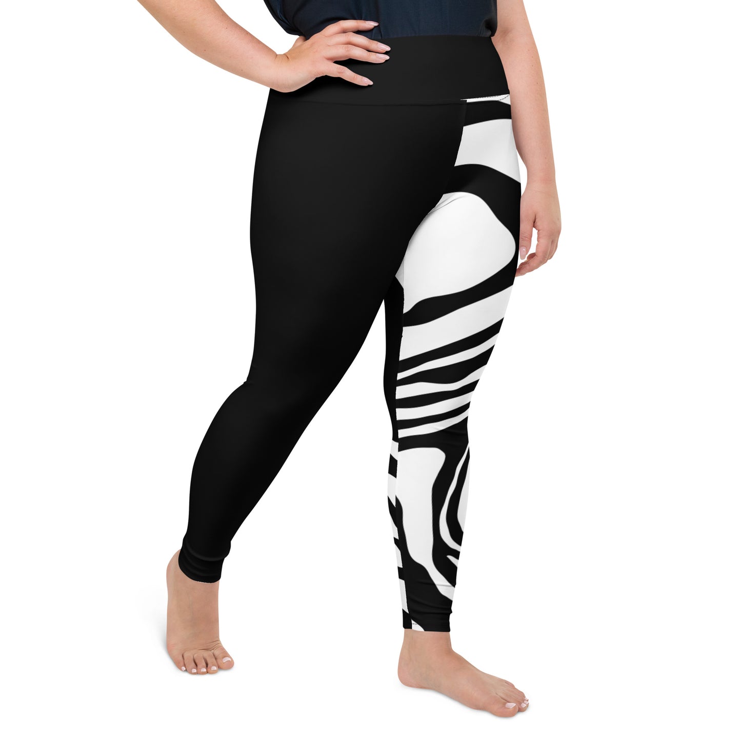 QG Swirls Plus Size Leggings