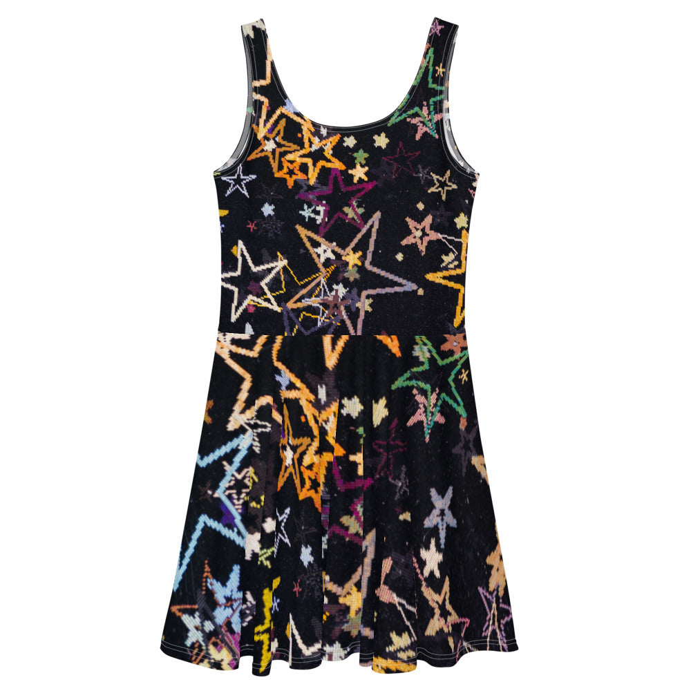 QG Sparkling Stars Skater Dress