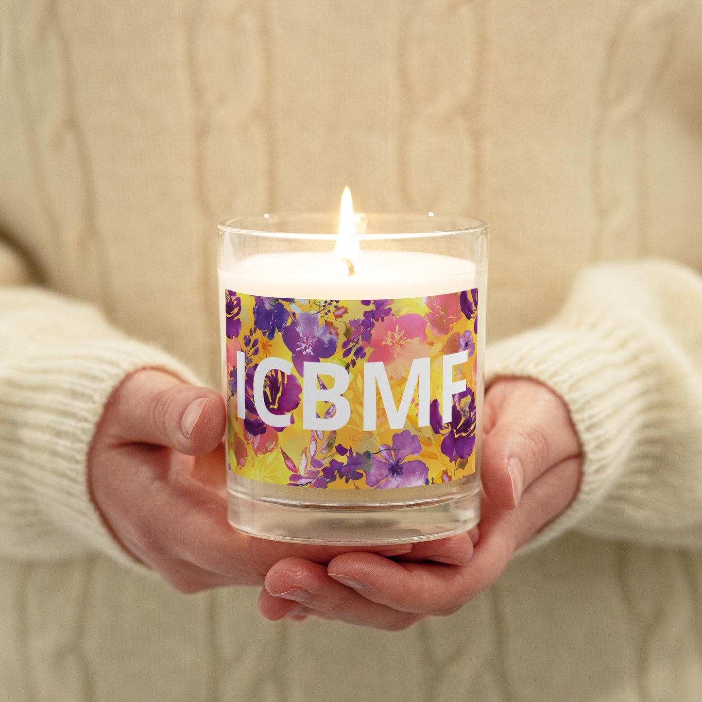 QG I Can Buy Myself Flowers (Spring) - V Day Soy Wax Candle (Special Edition)