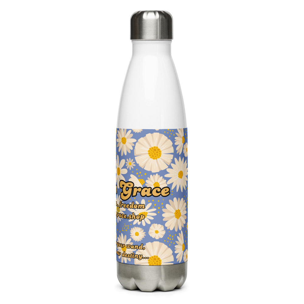 QG Sunflowers Stainless Steel Water Bottle