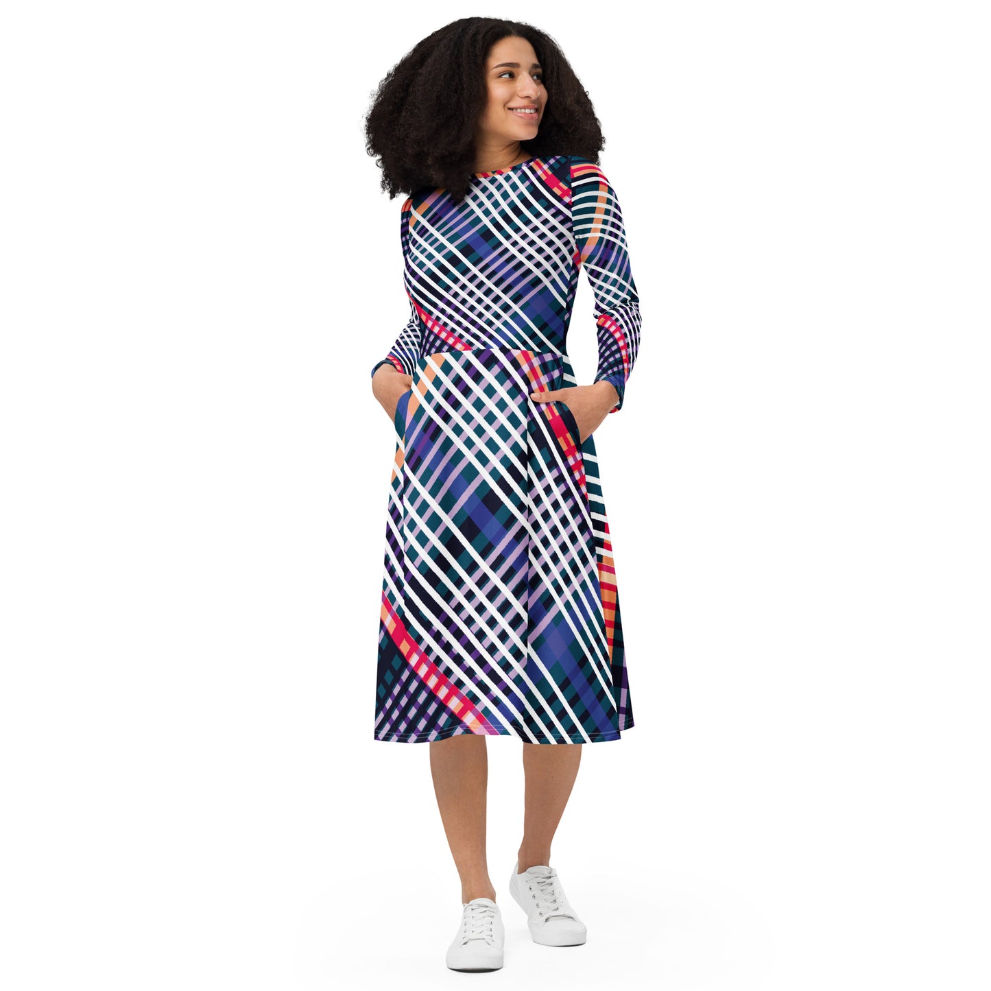 QG Lanes Midi Dress