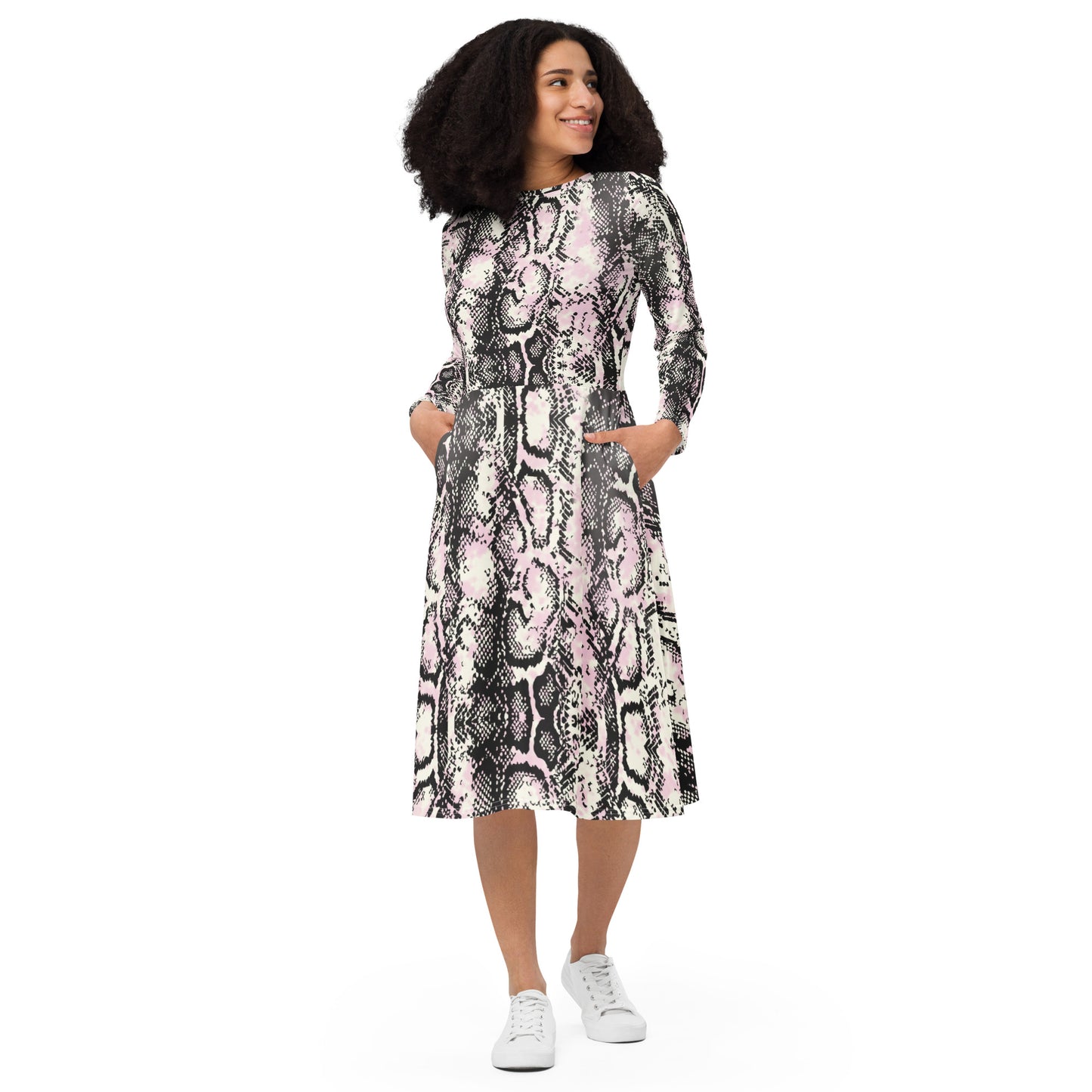 QG Ophidian Midi Dress