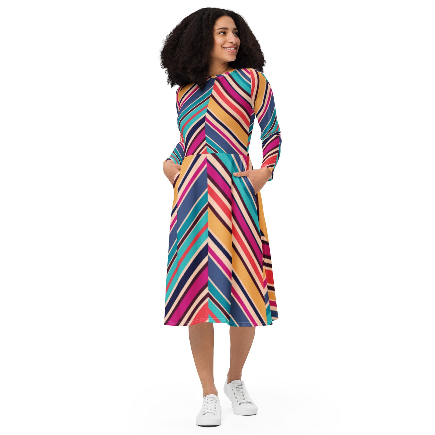 QG Swathe Midi Dress