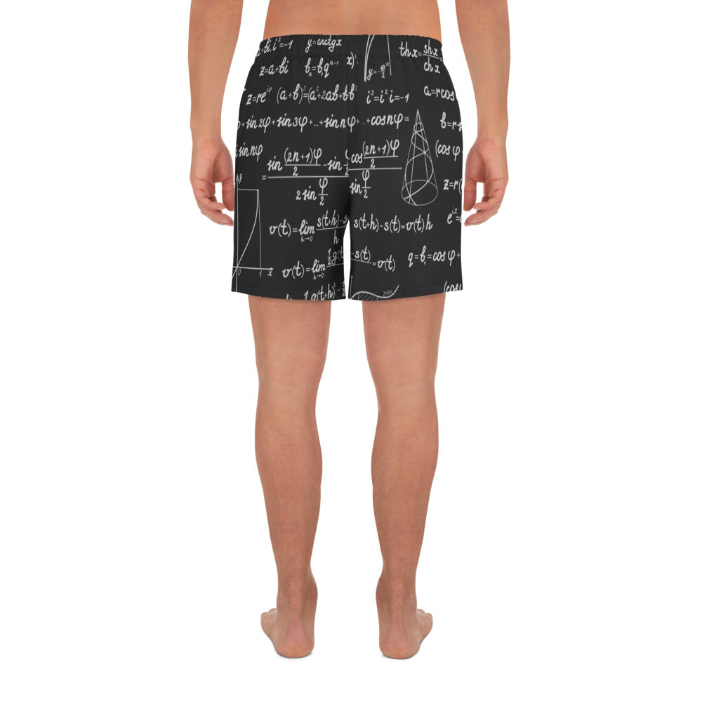 QG Blackboard Men's Athletic Long Shorts