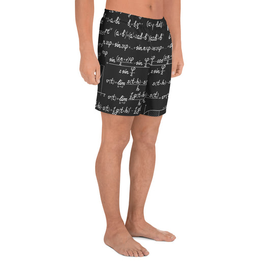 QG Blackboard Men's Athletic Long Shorts