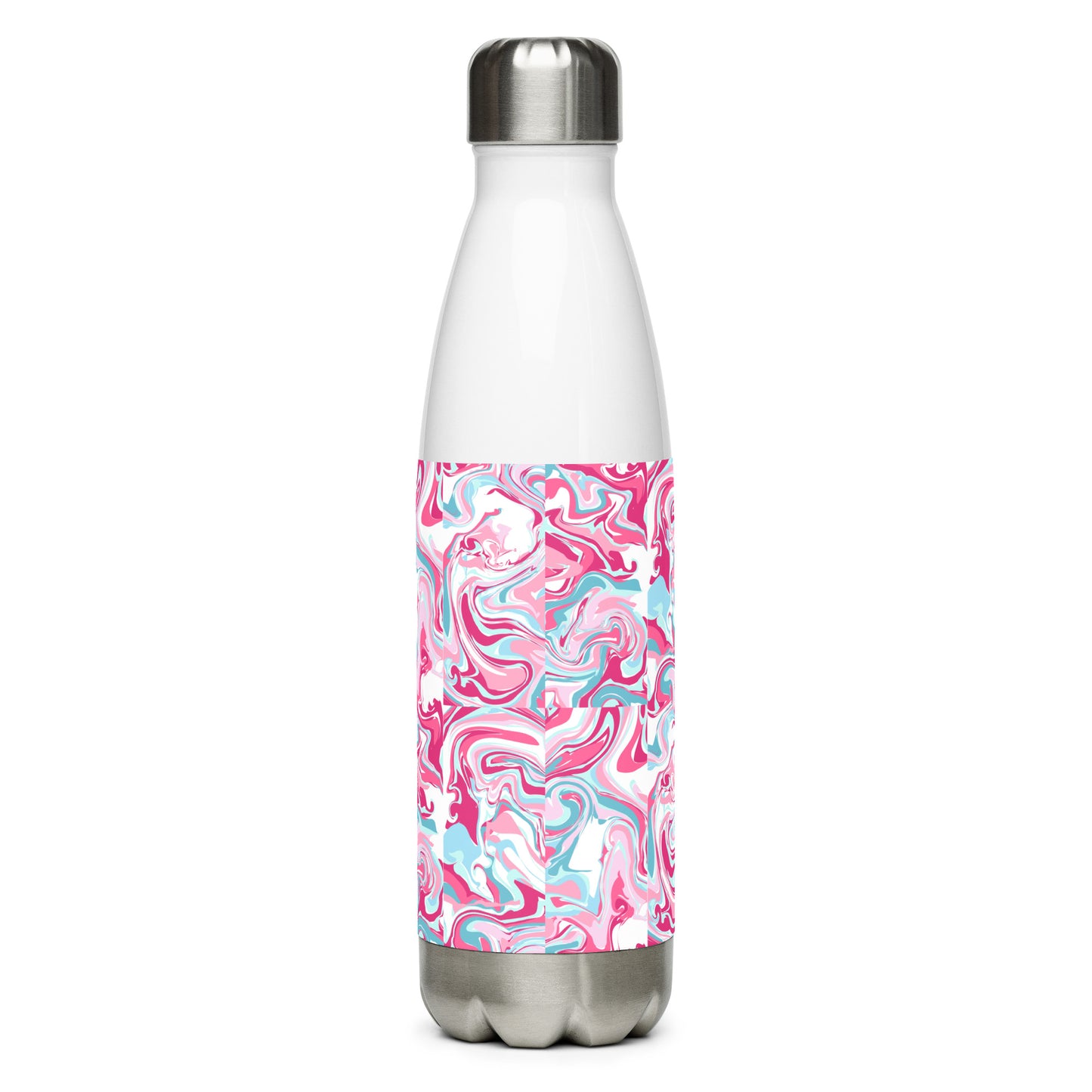 QG Pink Marble Water Bottle (New)