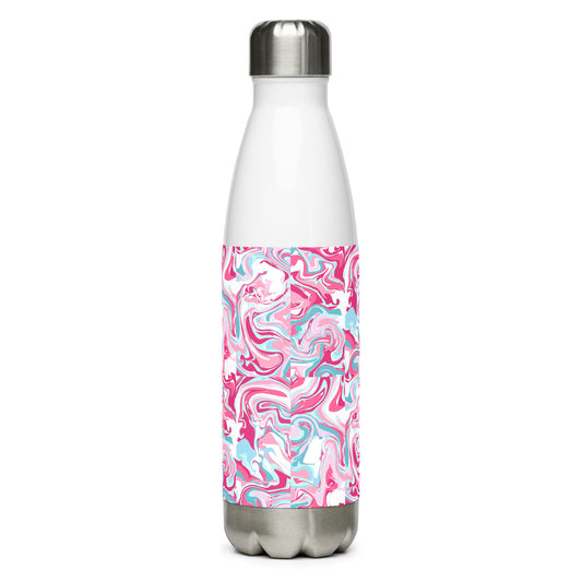 QG Pink Marble Water Bottle (New)
