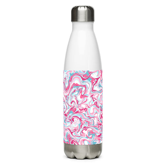 QG Pink Marble Water Bottle (New)