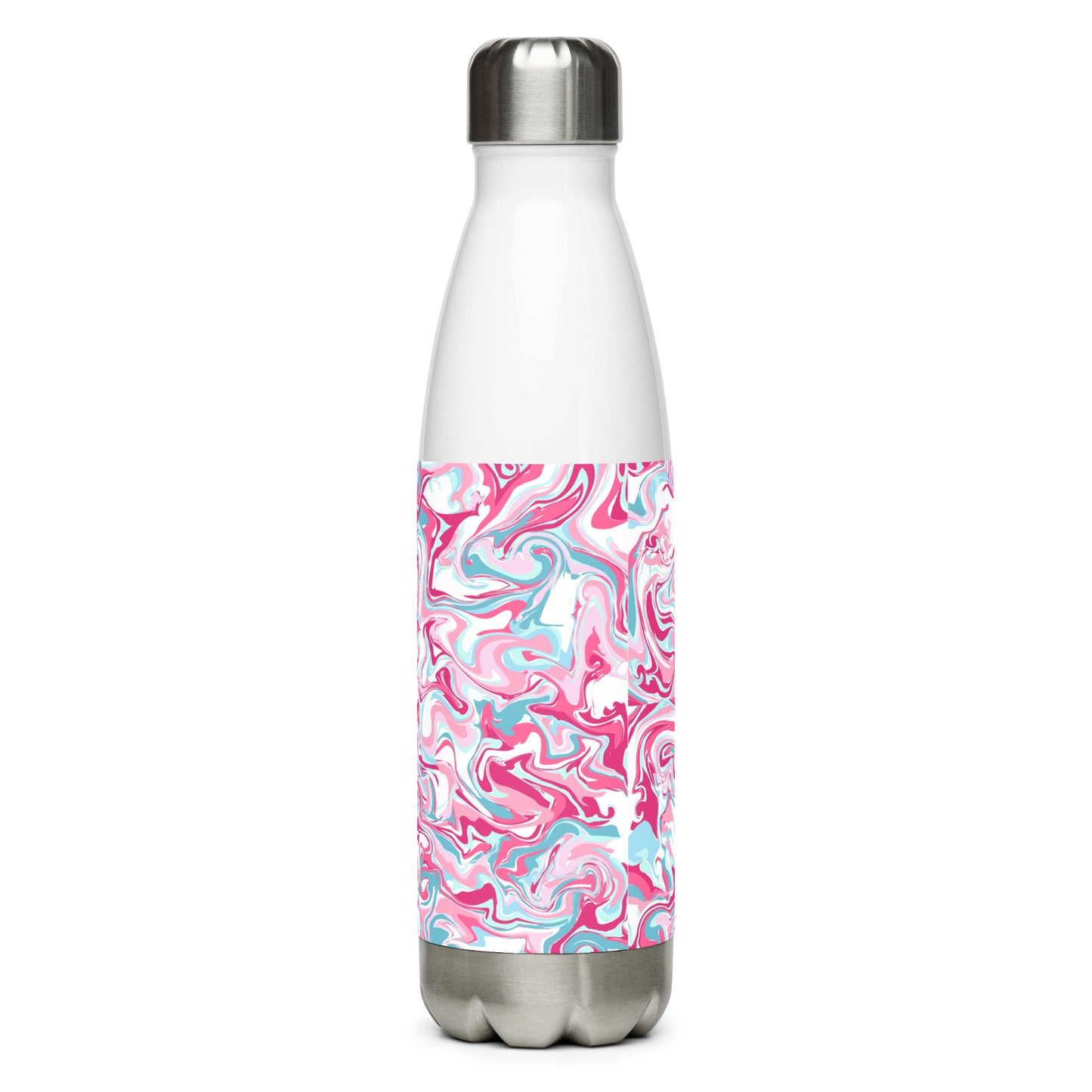 QG Pink Marble Water Bottle (New)