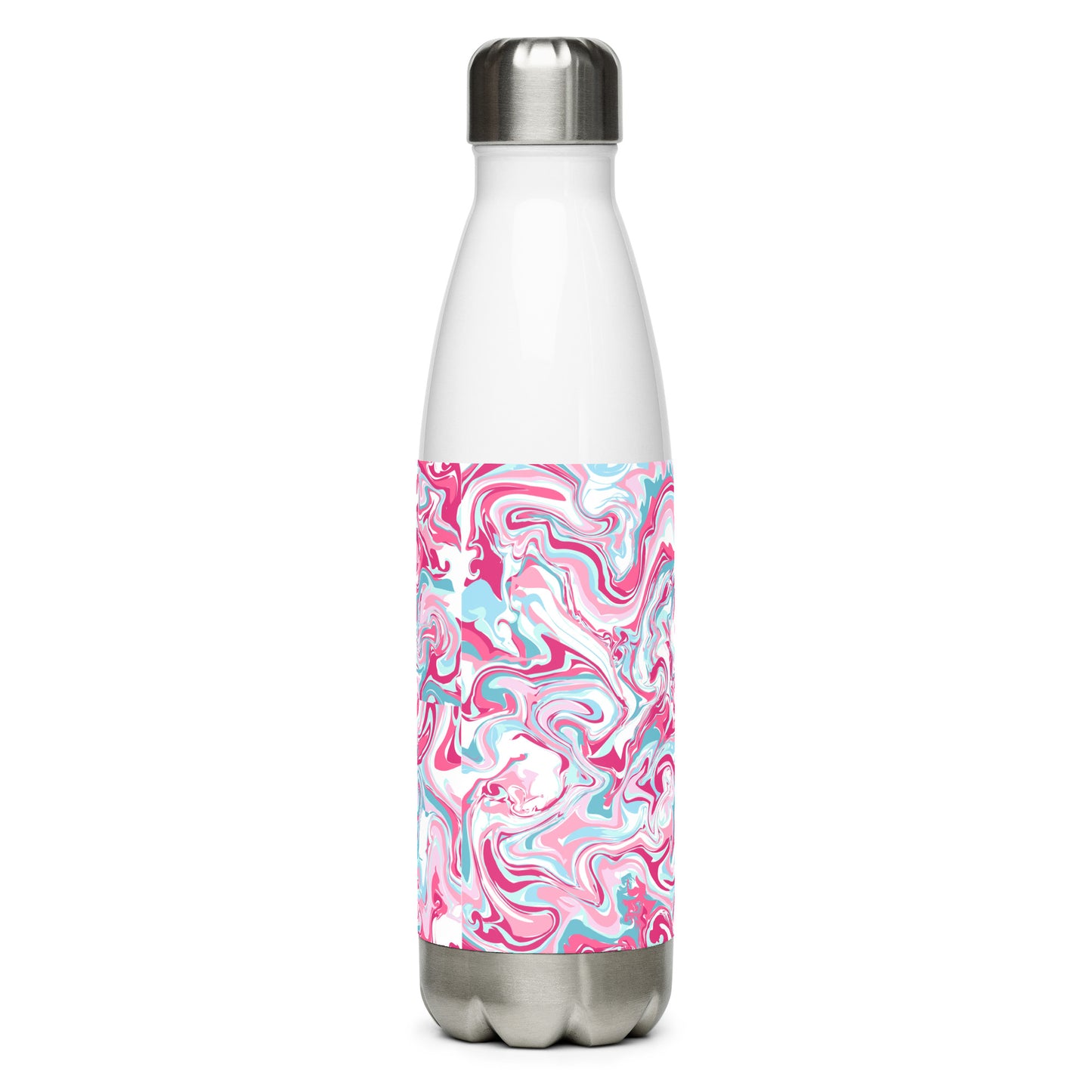 QG Pink Marble Water Bottle (New)