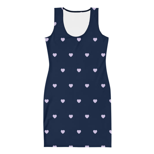 QG Navy Hearts Dress