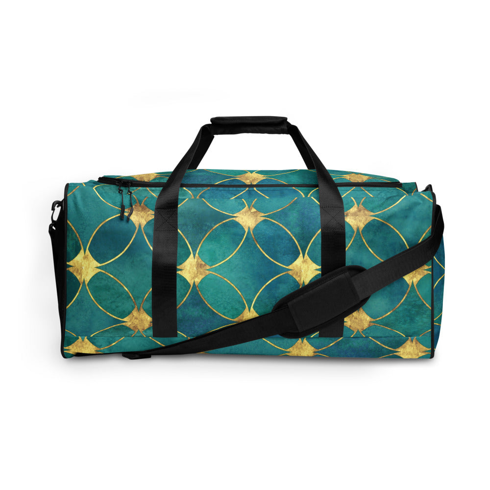 QG Green Gold Duffle bag