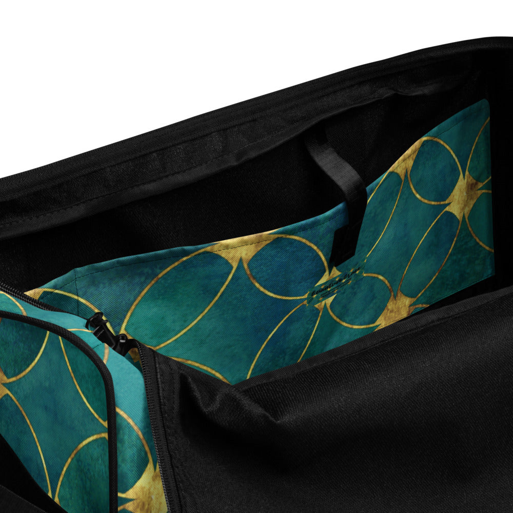 QG Green Gold Duffle bag