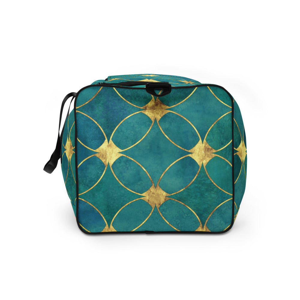 QG Green Gold Duffle bag