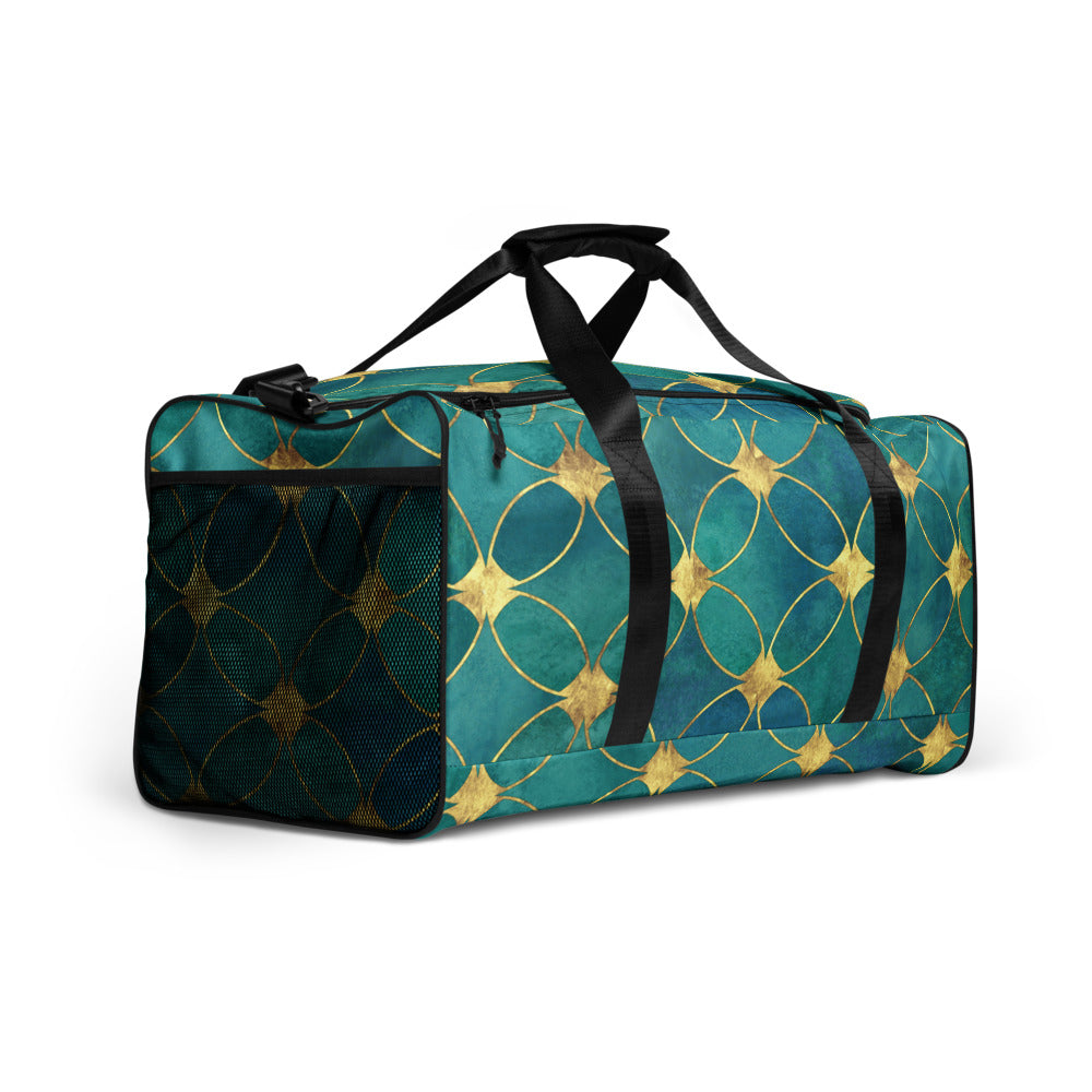 QG Green Gold Duffle bag