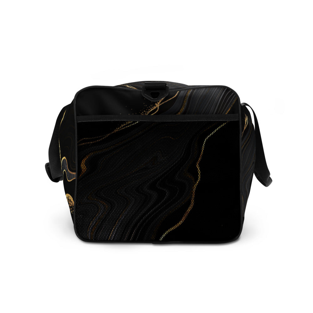 QG Black Gold Swirl Duffle bag