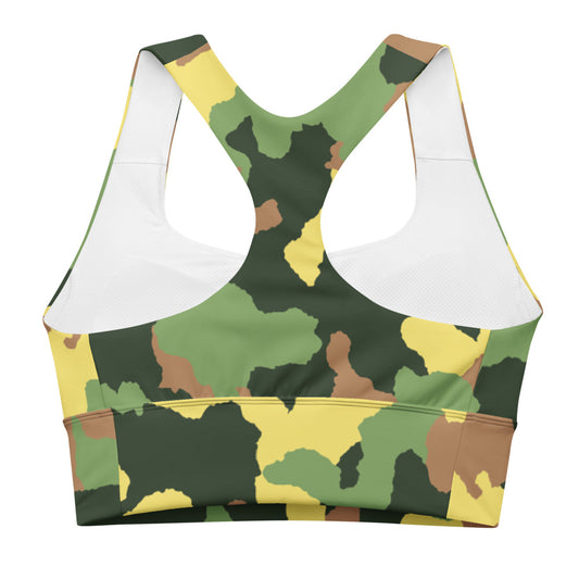 QG Camo Longline Sports Bra