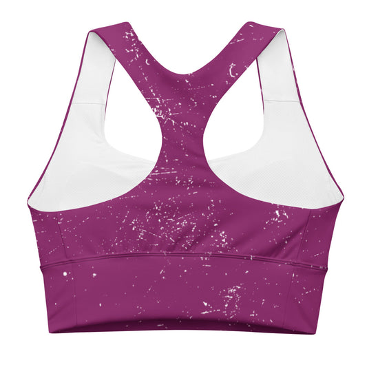 QG Grape Longline Sports Bra