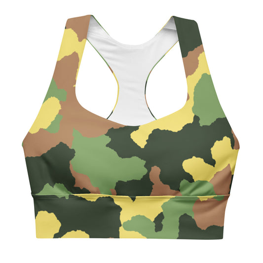 QG Camo Longline Sports Bra