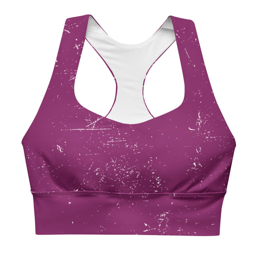 QG Grape Longline Sports Bra
