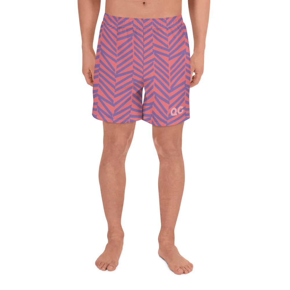 QG Pastel Lined Men's Athletic Long Shorts