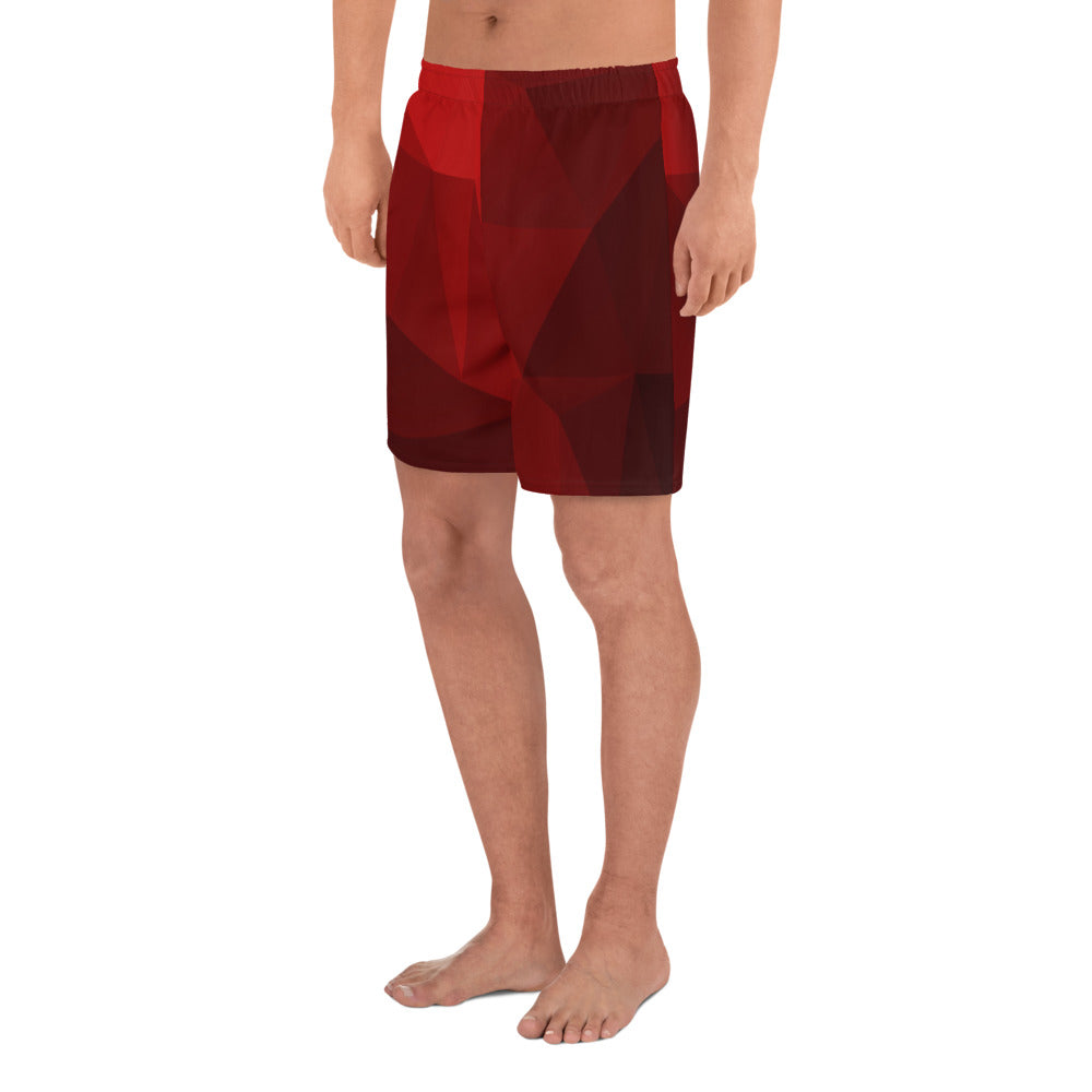 QG Red Men's Athletic Long Shorts