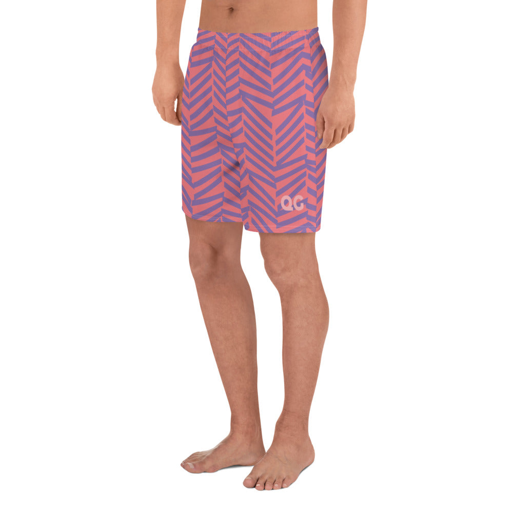 QG Pastel Lined Men's Athletic Long Shorts