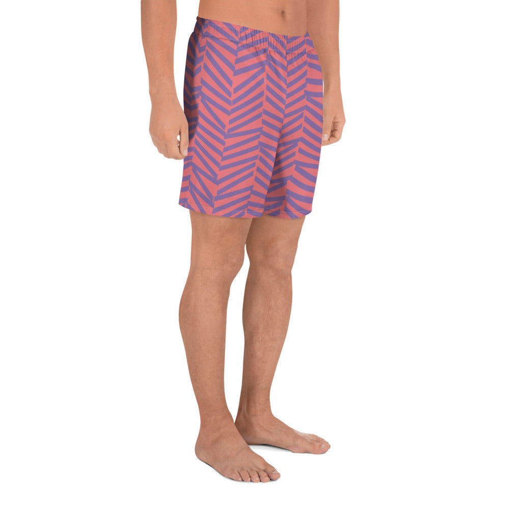 QG Pastel Lined Men's Athletic Long Shorts