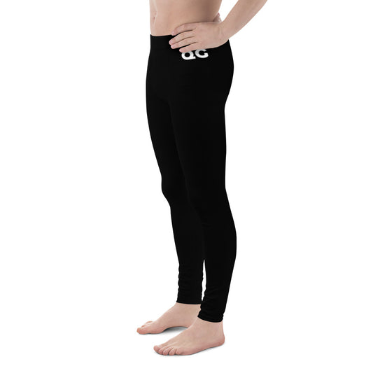 QG Black Men's Leggings