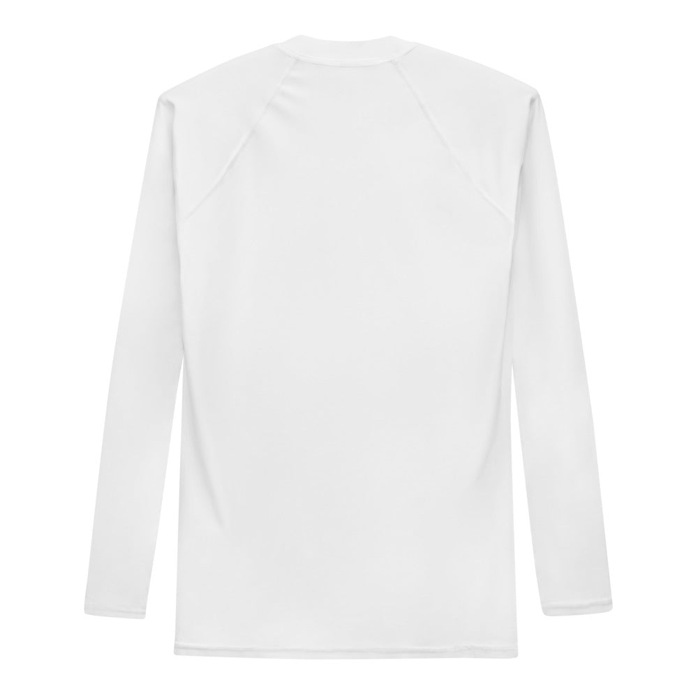 QG White Men's Rash Guard