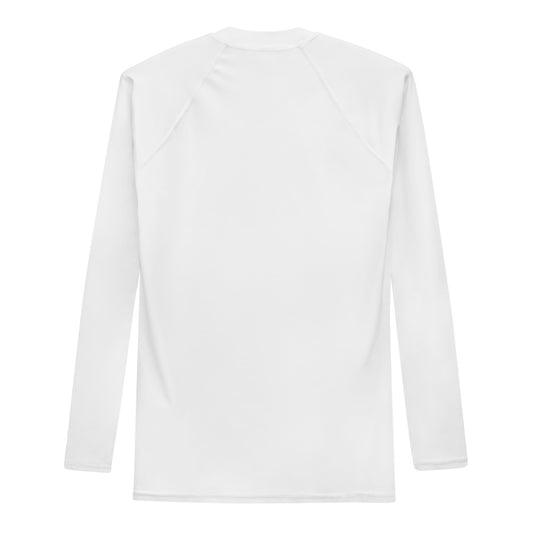 QG White Men's Rash Guard