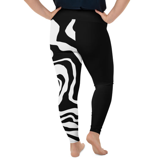 QG Swirls Plus Size Leggings