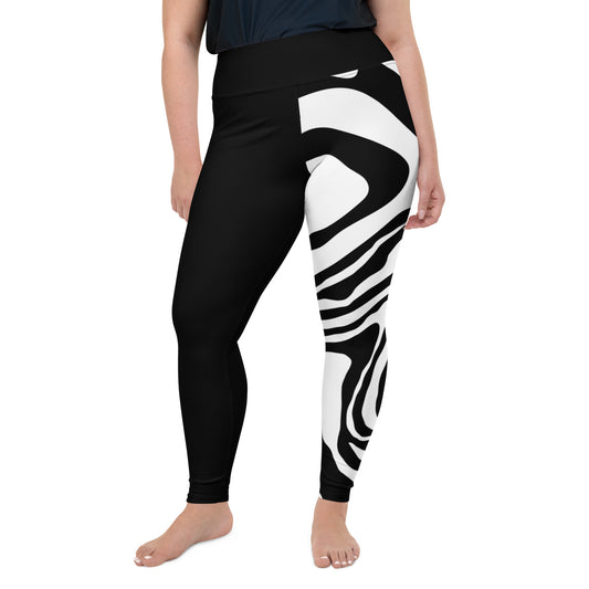 QG Swirls Plus Size Leggings