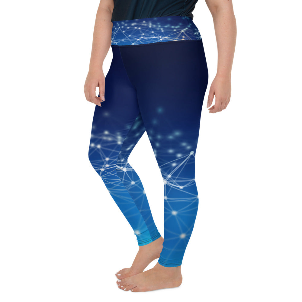 QG Dark Sky Plus Size Leggings