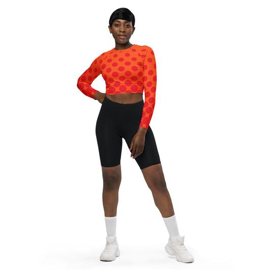 QG Fantasia Long-sleeve Crop Top