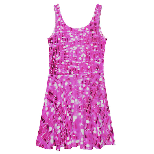 QG Sparkling Pink Skater Dress