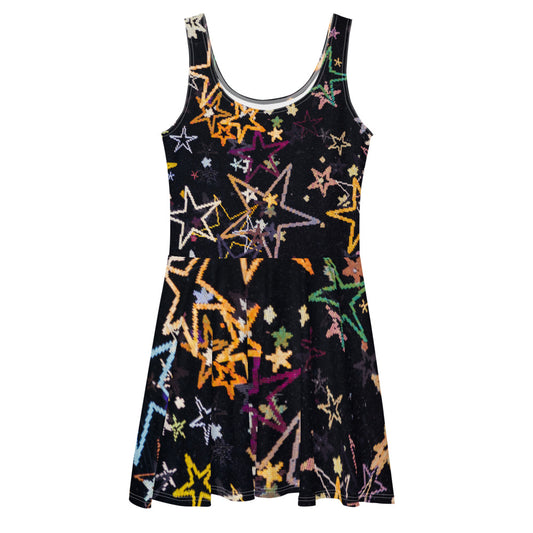 QG Sparkling Stars Skater Dress