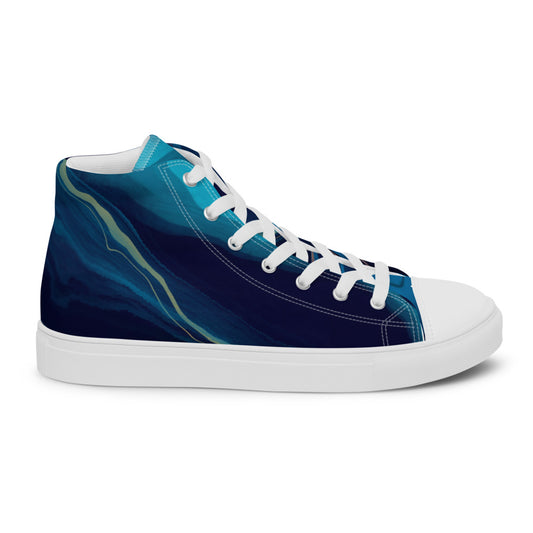QG Men's Marble Planet Canvas Shoes