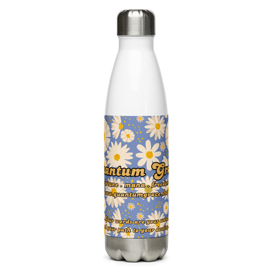 QG Sunflowers Stainless Steel Water Bottle